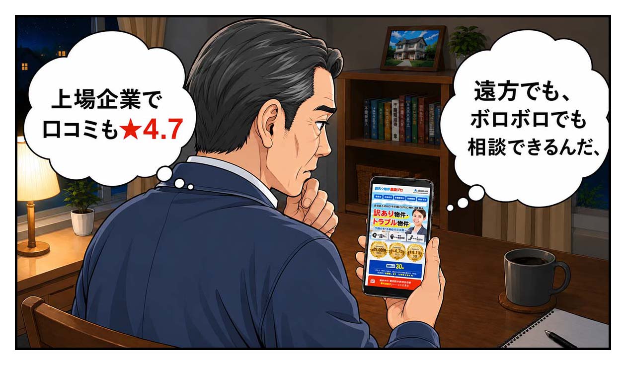 上場企業で口コミも★4.7